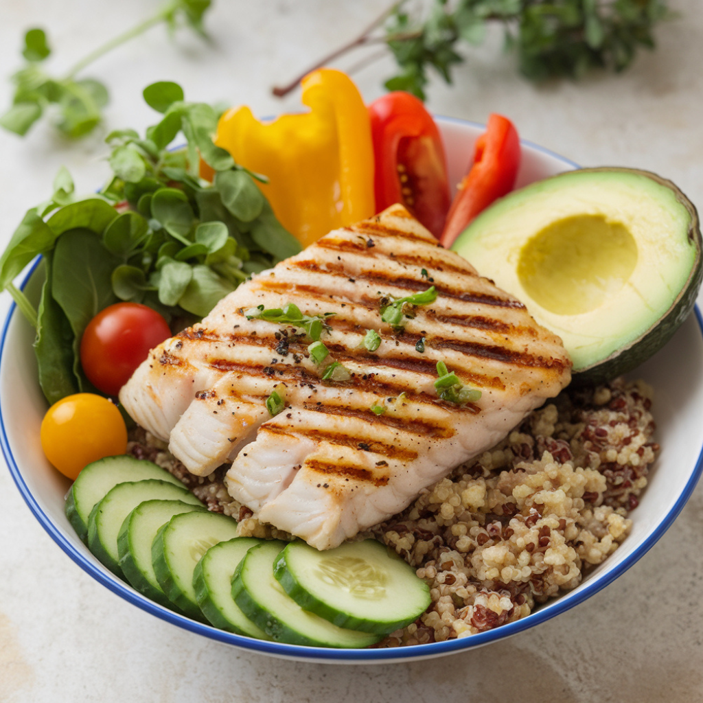 Healthy Fish Bowl: A Vibrant, Nutritious Meal Ready in 30 Minutes